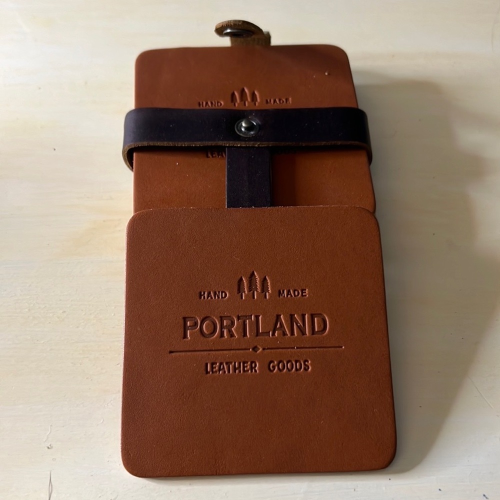 Portland Leather Goods Coaster Set